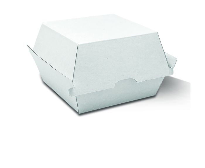 Corrugated Burger Box White 250/Carton
