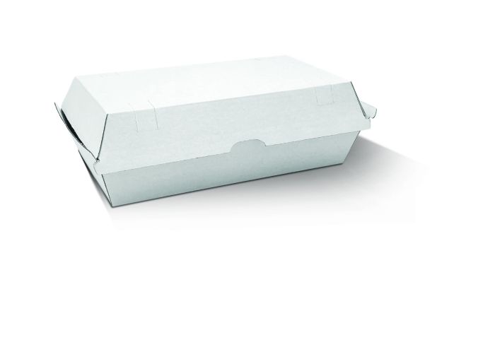 Corrugated Large Snack Box White 200/Carton