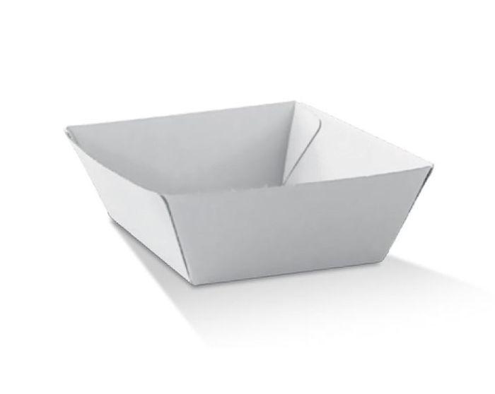 #1 Small Corrugated Tray White 500/Carton