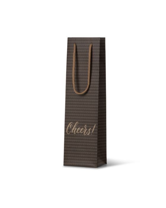 Cheers Single Wine Bottle Bag 100/Carton