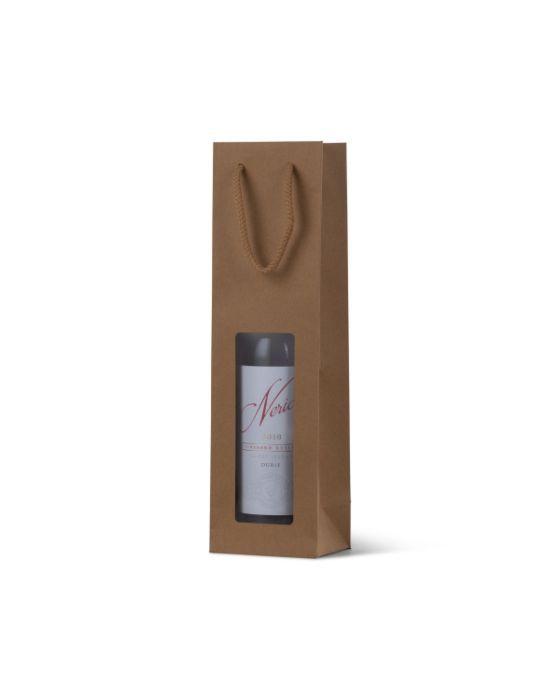 Window Single Wine Bottle Bag 100/Carton