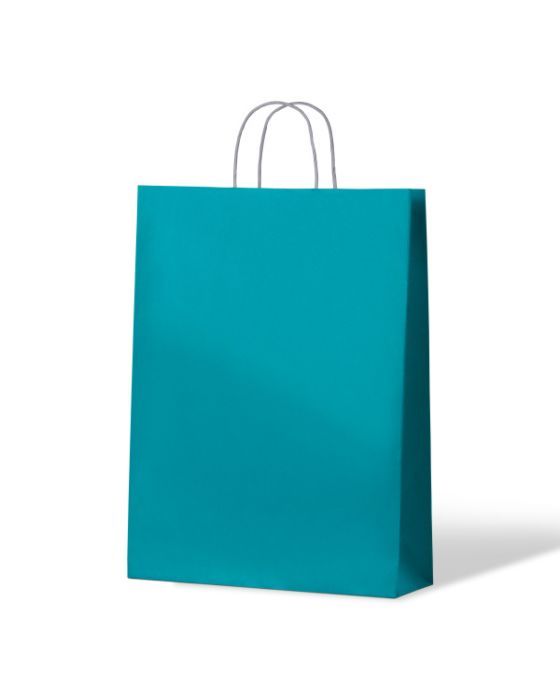 Beach Blue Midi Paper Bag 250/Carton