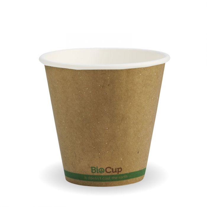 8oz* D/W PLA Coated Cup Brown 1000/Carton