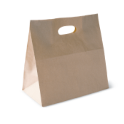 D-Bag Brown Paper Bag Die-Cut Handle 500/Carton