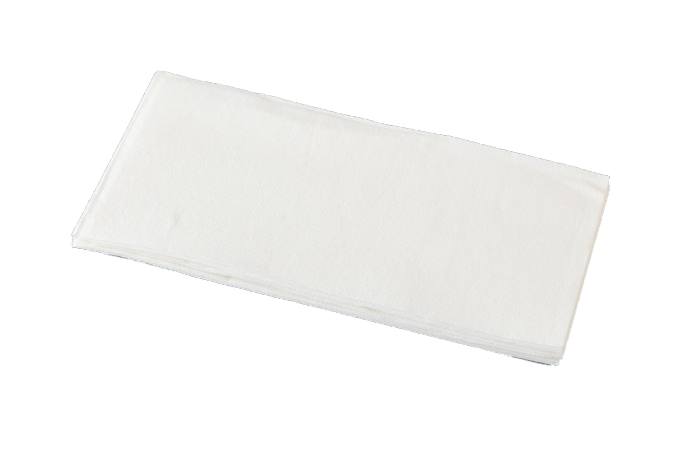 Quilted White Dinner Napkins 1/8 GT Fold 1000/Carton