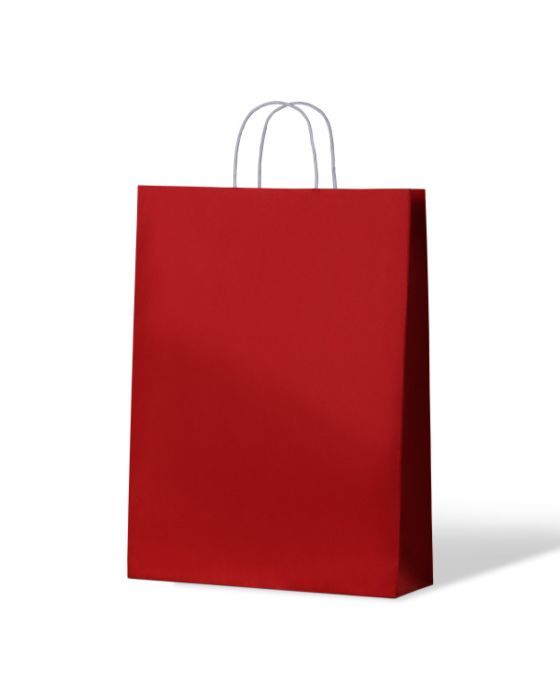 Radiant Red Midi Paper Bag  250/Carton