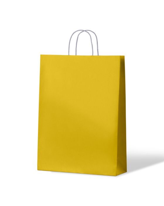 Sunny Yellow Midi Paper Bag 250/Carton
